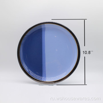 Новый дизайн реактивной глазурью посуда керамики для дома
